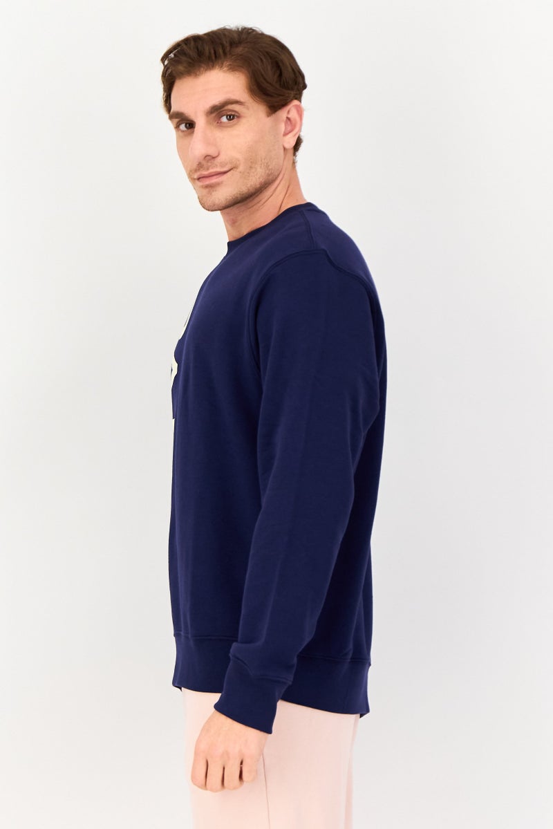 Nike Men Sportswear Fit Paris Saint Germain Long Sleeve Football Sweatshirt, Indigo - Image 4